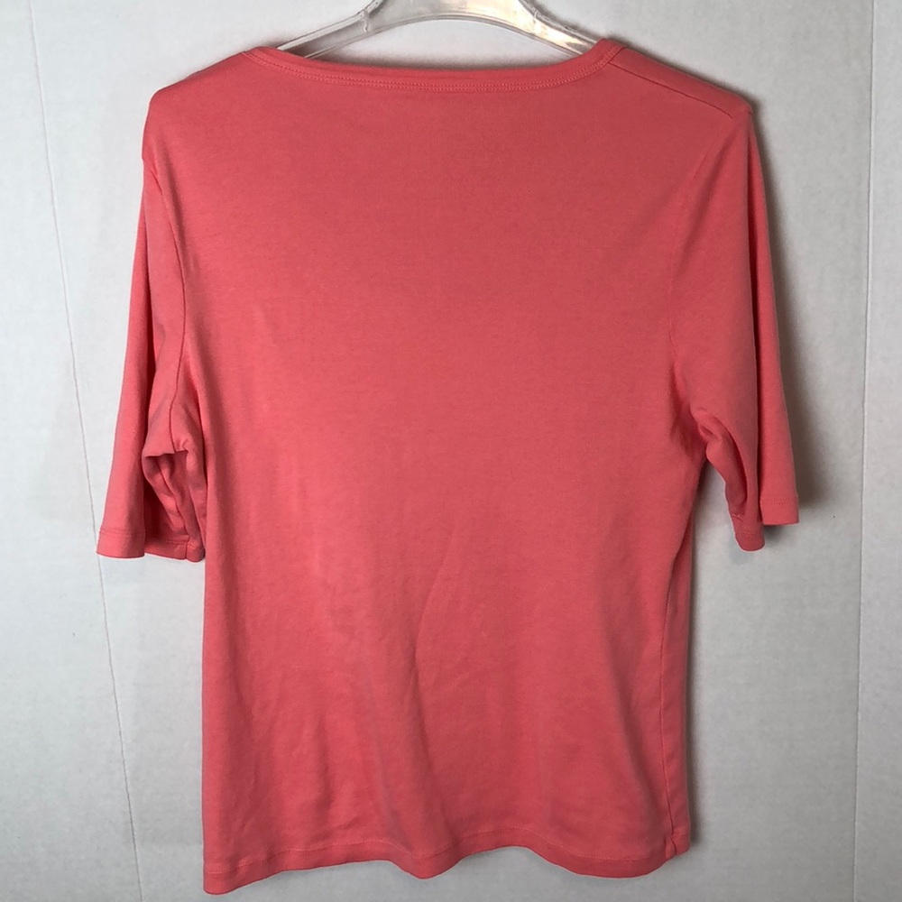 Garnet Hill Cotton Layering T- Shirt Top - Picture 7 of 7